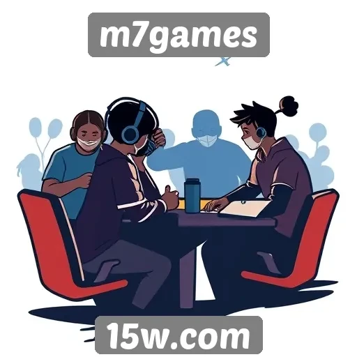 comunidade de jogadores interage ativamente no m7games